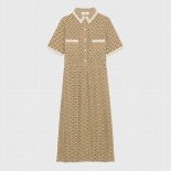 Celine Women Shirt Dress in Crepe DE Chine