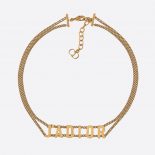 Dior Women J'Adior Choker Antique Gold-Finish Metal