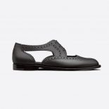 Dior Women Teddy-d Derby Black Perforated Calfskin