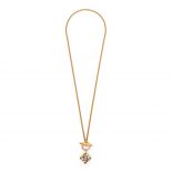 Loewe Women Anagram Pendant Necklace in Metal