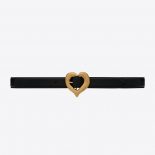 Saint Laurent YSL Women Heart Belt in Lambskin