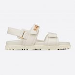 Dior Women Dioract Sandal White Lambskin