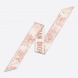 Dior Women Toile DE Jouy Mitzah Scarf Silk Twill