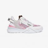 Fendi Women Flow Pink Nylon Low Tops