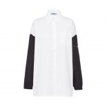 Prada Women Poplin Shirt-White