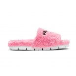 Prada Women Terry Cloth Slides-Pink