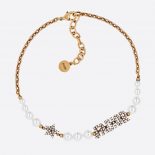 Dior Women J'Adior Choker Necklace Antique Gold-Finish Metal