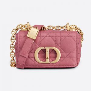 Dior Caro Micro Bag Black Supple Cannage Calfskin