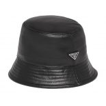 Prada Women Nappa Leather Bucket Hat