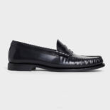 Celine Women Luco Loafer in Polished Calfskin-Black