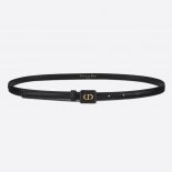 Dior Women Dior Bobby Belt Black Smooth Calfskin 12 MM