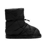 Prada Women Padded Nylon Booties-Black