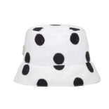 Prada Women Printed Re-Nylon Bucket Hat-White