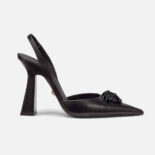 Versace Women LA Medusa Sling-Back Pumps in 10.5cm Heel Hight