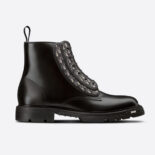 Dior Men Explorer II Laced Ankle Boot Black Polished Calfskin