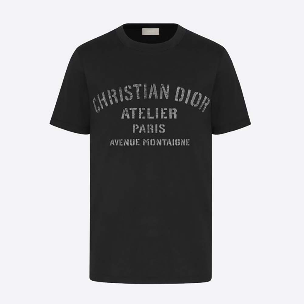 Dior - 'Christian Dior Atelier' Sweater Black Wool Jersey - Size M - Men