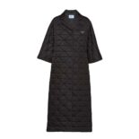 Prada Women Re-Nylon Gabardine Quilted Raincoat