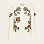 Valentino Women Embroidered Wool Sweater