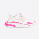 Balenciaga Women Triple S Sneaker in Fluo Pink