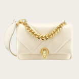 Bvlgari Women Serpenti Cabochon Crossbody Mini Bag-White