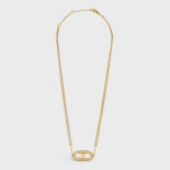Celine Women Maillon Triomphe Necklace in Gold Brass