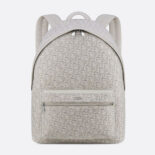 Dior Men Rider Backpack Beige Dior Oblique Jacquard