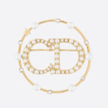 Dior Women Clair D Lune Brooch Gold-Finish Metal