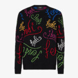 Fendi Women Sweater with Crew Neck and Long Sleeves