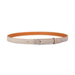 Loewe Women Anagram Belt in Pebble Grain Calfskin