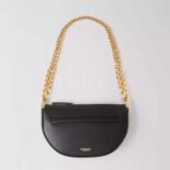 Burberry Women Mini Leather Zip Olympia Bag-black