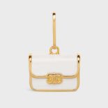 Celine Women Separables Triomphe Bag Pendant in Brass with Gold Finish