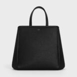 Celine Women Small Folded Cabas in Grained Calfskin-Black