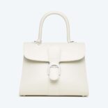 Delvaux Women Brillant MM in Box Calf-White