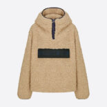 Dior Women Hooded Anorak Ecru Fleece