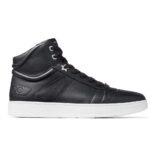 Jimmy Choo Men Hawaii Hi Top/M Black Calf Leather High Top Trainers