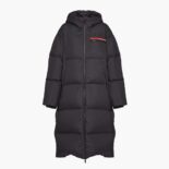 Prada Women Light Polyester Hooded Puffer Coat