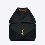 Saint Laurent YSL Women Joe Backpack in Lambskin-Black