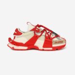 Dolce Gabbana D&G Men Mixed-Material Space Sneakers-Red