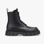 Fendi Men Force Black leather Ankle Boots