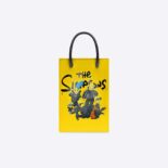 Balenciaga Women the Simpsons Tm 20th Television Mini Shopping Bag in Shiny Box Calfskin in Yellow