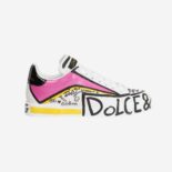 Dolce Gabbana D&G Women Limited Edition Portofino Sneakers-Pink