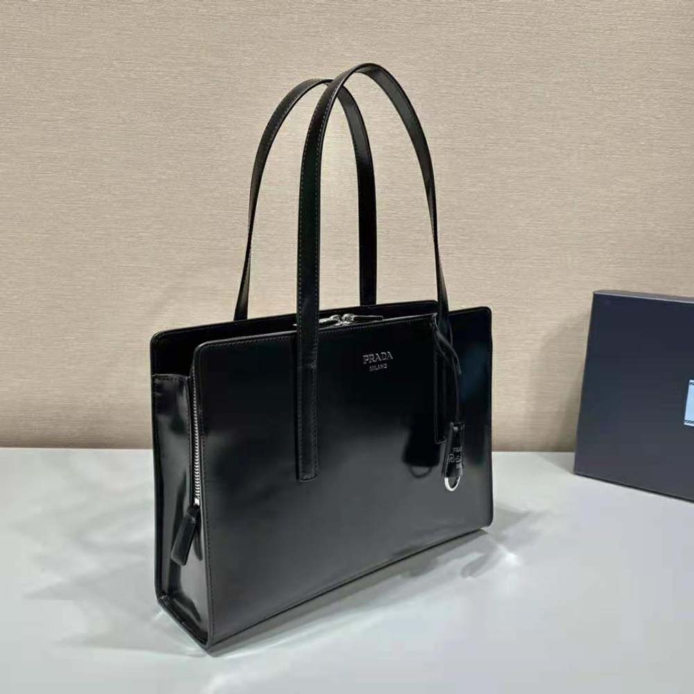 Prada Re-Edition 1995 Large Brushed Leather Tote Bag