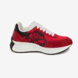 Alexander Mcqueen Men Sprint Runner in Lust Red