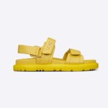 Dior Women Dioract Sandal Mustard Yellow Lambskin