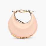 Fendi Women Nano Fendigraphy Pink Leather Charm