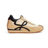 Loewe Women Flow Runner in Suede-Brown