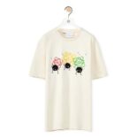 Loewe Women Susuwatari Anagram T-Shirt in Cotton-Beige