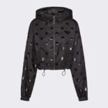 Prada Women Re-Nylon Embroidered Jacket-Black