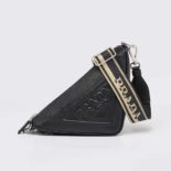 Prada Women Saffiano Prada Triangle Bag-Black