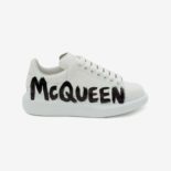 Alexander Mcqueen Unisex Online Exclusive Mcqueen Graffiti Oversized Sneaker in White/black